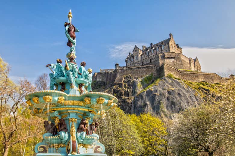 Panoramic view of the castle