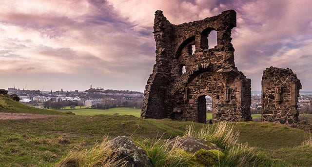 Holyrood Park Royal Park and the largest park of Edinburgh